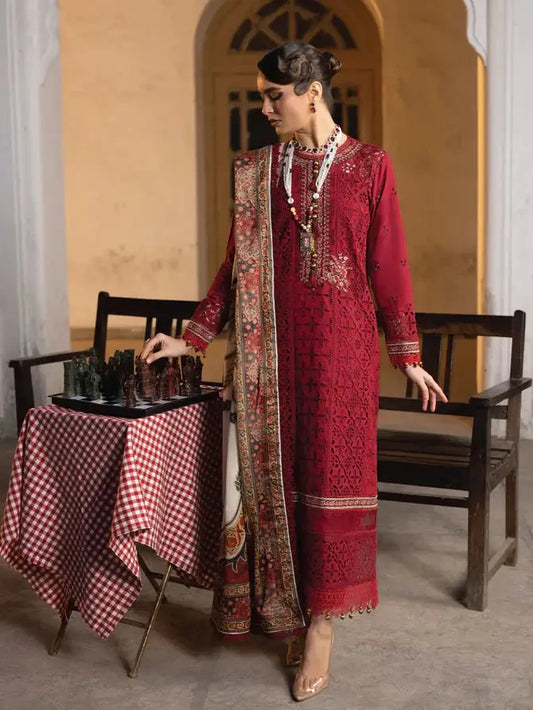Faiza Faisal | Maya Luxury Lawn | Elif - Pakistani Designer Dress - by Faiza Faisal | Type: Luxury - 100% Original at Saira Sultan