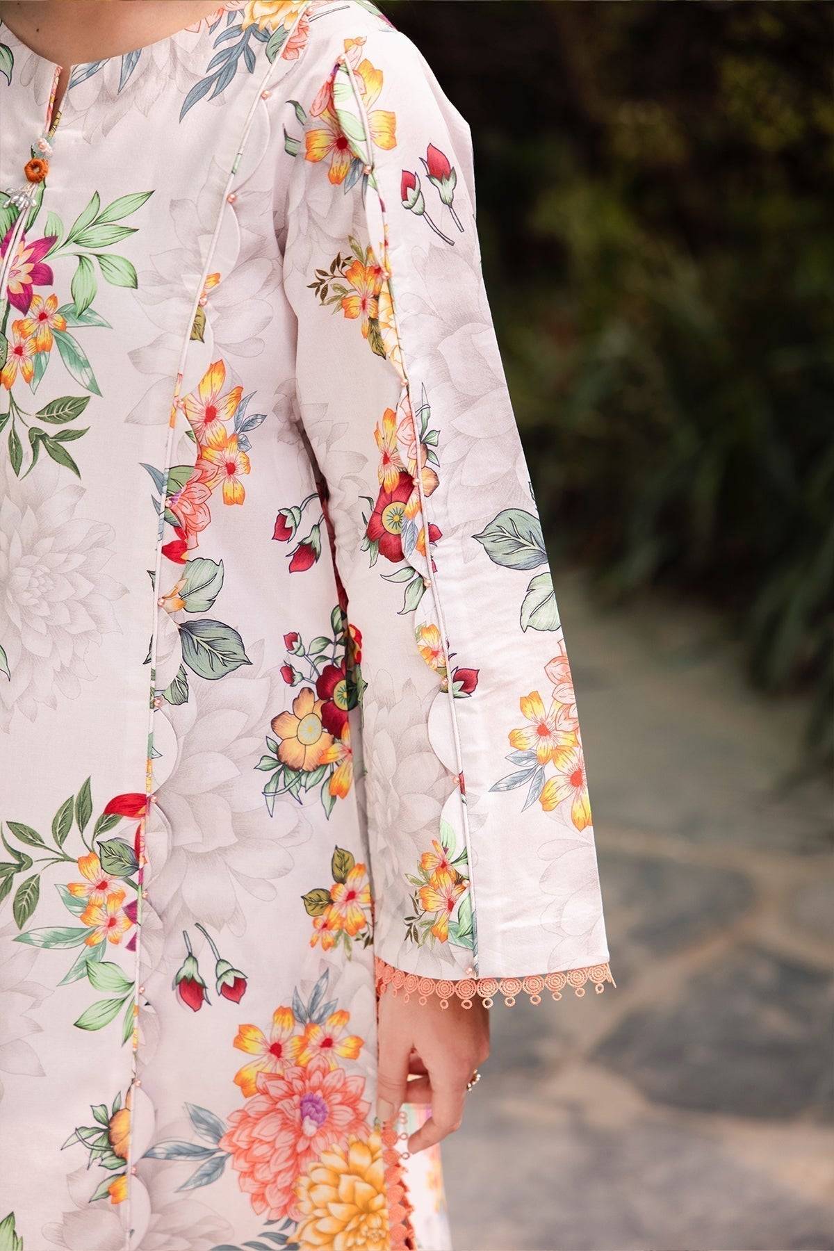 Alizeh | Sheen Lawn Prints 24 | ORCHID - Pakistani Designer Dress - by Alizeh | Type: Casuals - 100% Original at Saira Sultan