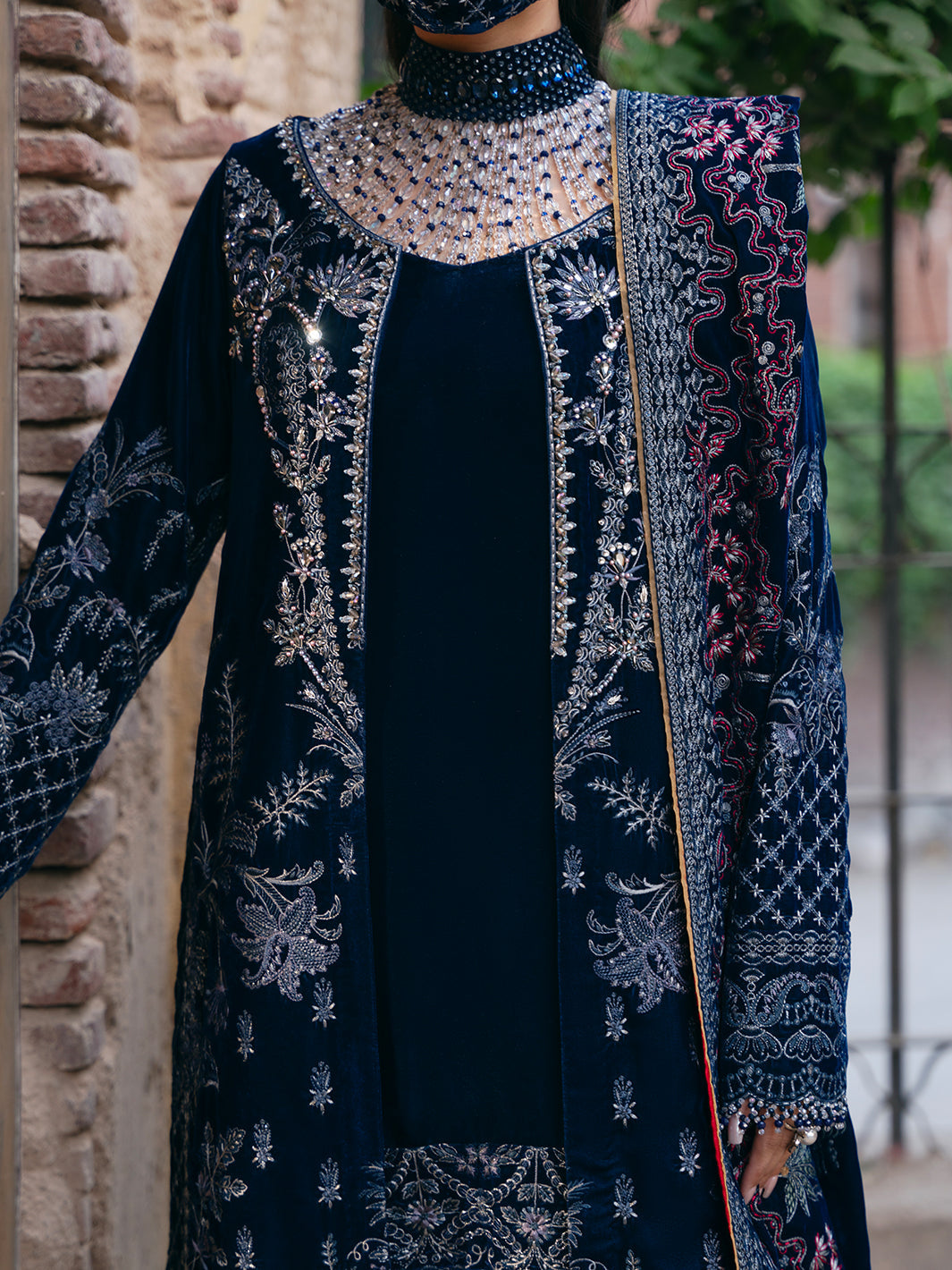 Flossie | Siara Velvet Formals | V-106 - B M Teal Blue Velvet