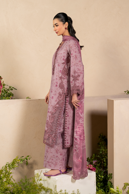 Iznik | Festive Lawn 25 | EFL-04 XL Rose Pink Lawn