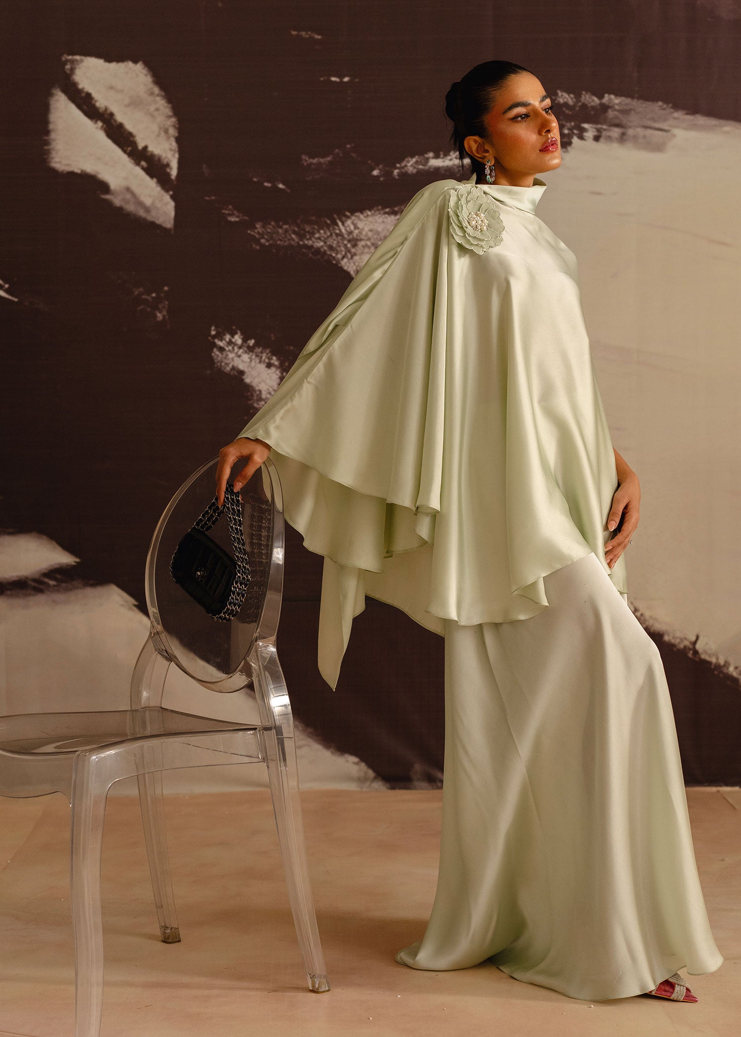 Mahgul | Eye of Cemal | Essence Custom Size Sage Satin