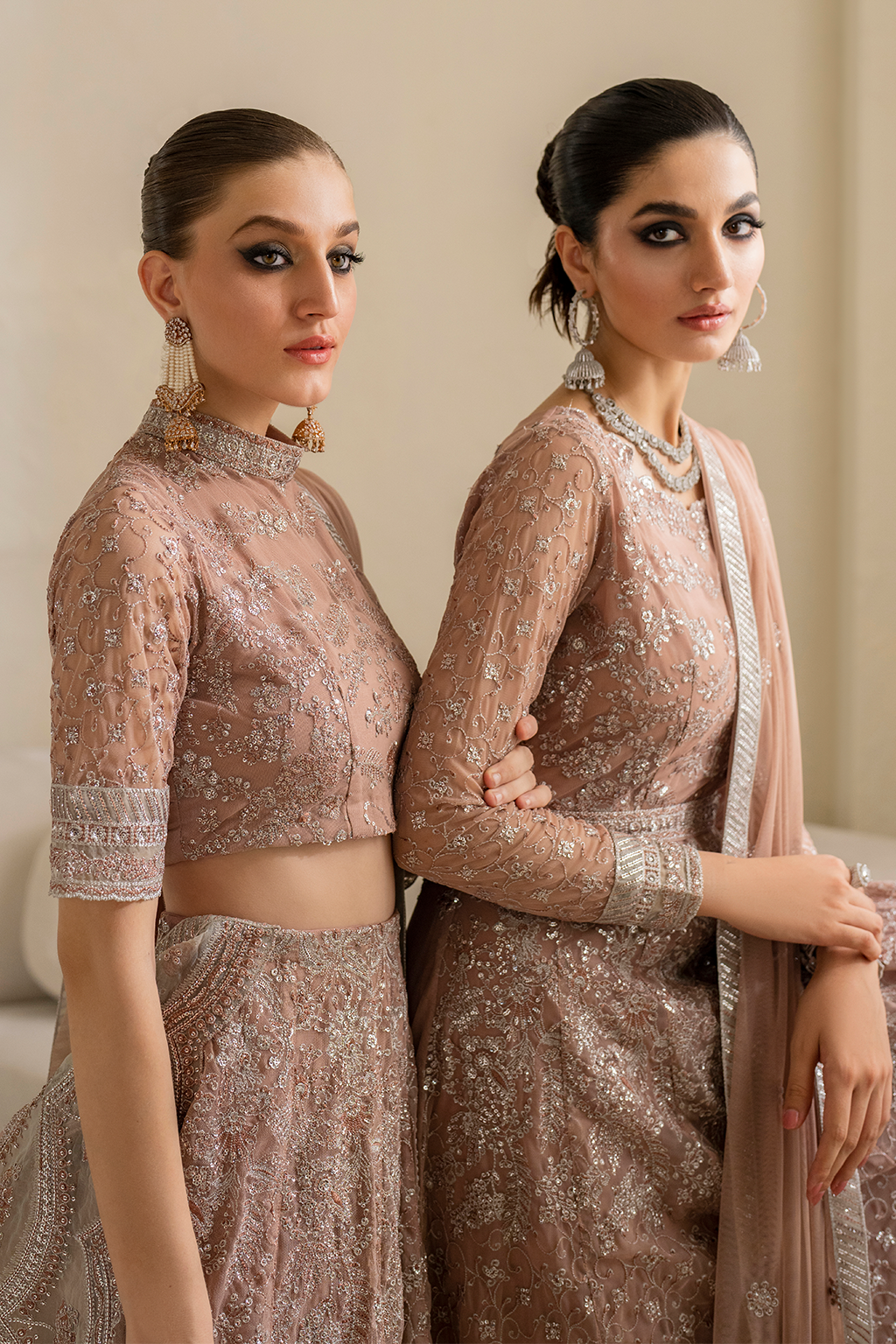 Iznik | Chinnon Chiffon | CC-43 Embroidered Net - Pakistani Designer Dress - by Iznik | Type: Formal - 100% Original at Saira Sultan
