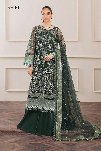 Baroque | Chantelle Embroidered Collection | CH12-05 - Pakistani Designer Dress - by Baroque | Type: Bridal - 100% Original at Saira Sultan