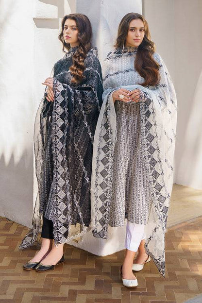 Baroque | Luxury Pret 24 | LAWN UF-573 - Pakistani Designer Dress - by Baroque | Type: Luxury - 100% Original at Saira Sultan