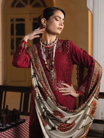 Faiza Faisal | Maya Luxury Lawn | Elif - Pakistani Designer Dress - by Faiza Faisal | Type: Luxury - 100% Original at Saira Sultan