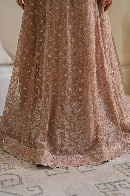 Iznik | Chinnon Chiffon | CC-43 Embroidered Net - Pakistani Designer Dress - by Iznik | Type: Formal - 100% Original at Saira Sultan