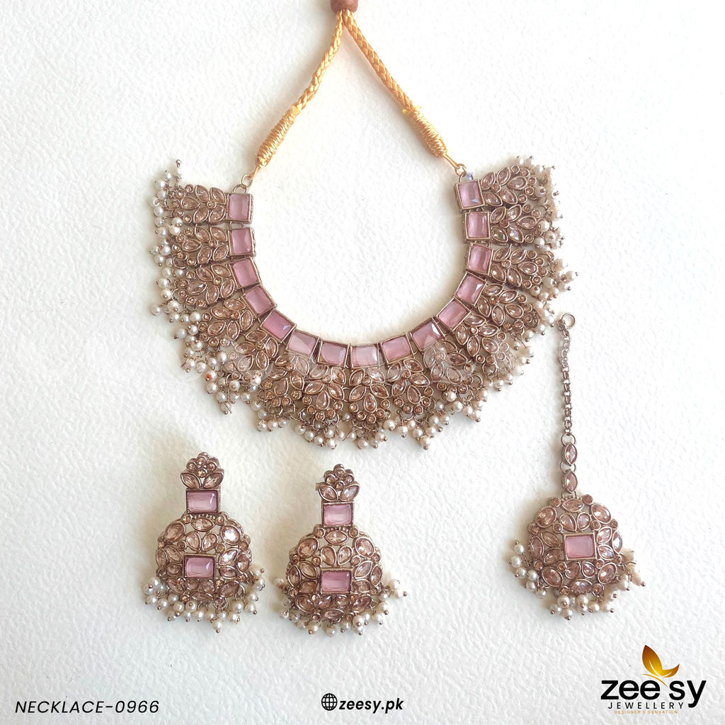 Necklace-0966 Pink