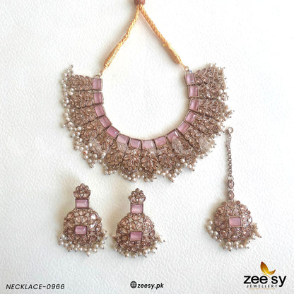 Necklace-0966 Pink