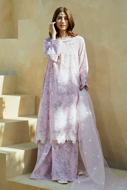 Cross Stitch | Premium Lawn 24 | SHADOW BERRY - Pakistani Designer Dress - by Cross Stitch | Type: Formal - 100% Original at Saira Sultan