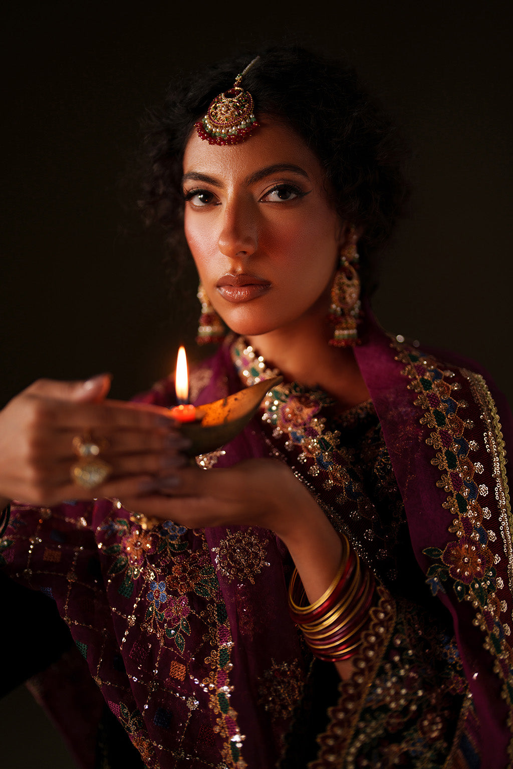 Iznik | Velvet 25 | IV-74 Embroidered Velvet by Iznik - Designer Dress - Type : Ladies Clothes - Available at Saira Sultan - 100% Original 