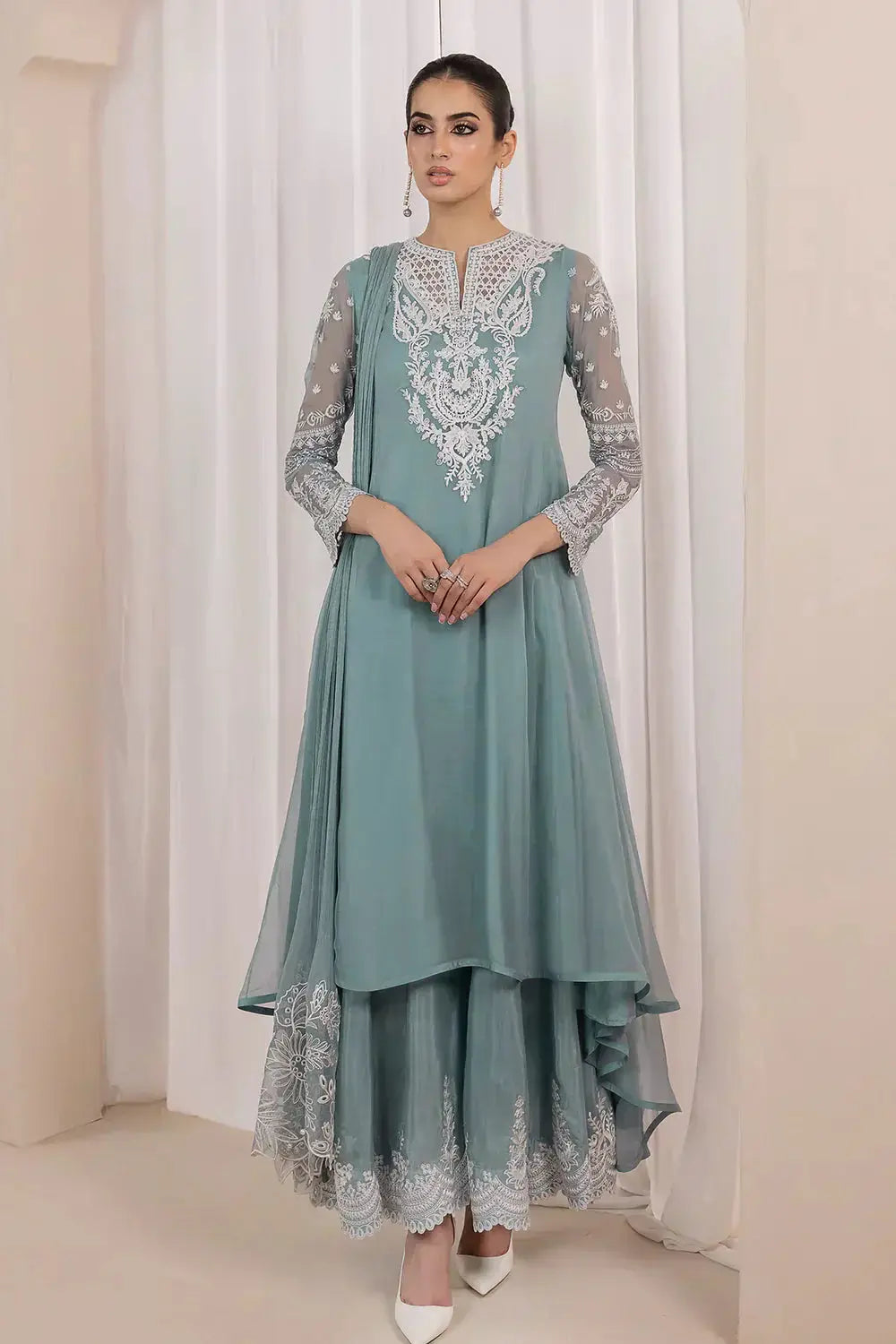 Baroque | Formals Collection | PR-845 - Pakistani Designer Dress - by Baroque | Type: Formal - 100% Original at Saira Sultan
