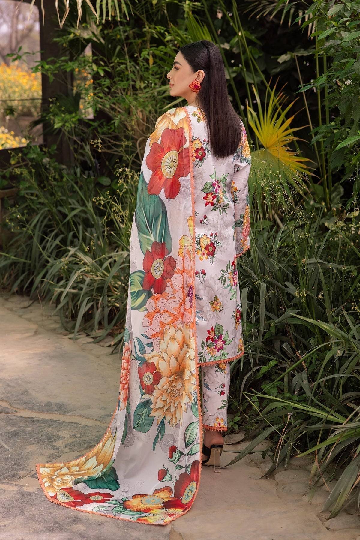 Alizeh | Sheen Lawn Prints 24 | ORCHID - Pakistani Designer Dress - by Alizeh | Type: Casuals - 100% Original at Saira Sultan