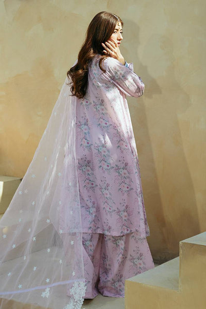 Cross Stitch | Premium Lawn 24 | SHADOW BERRY - Pakistani Designer Dress - by Cross Stitch | Type: Formal - 100% Original at Saira Sultan