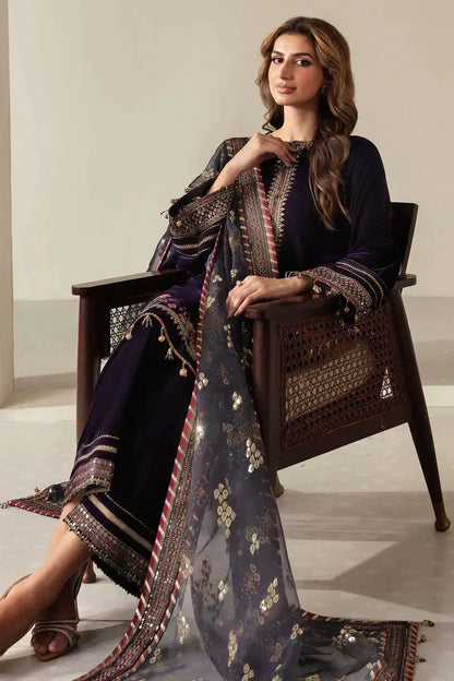 Jazmin | Velvet 23 | VF-2011 - Pakistani Designer Dress - by Jazmin | Type: Formal - 100% Original at Saira Sultan