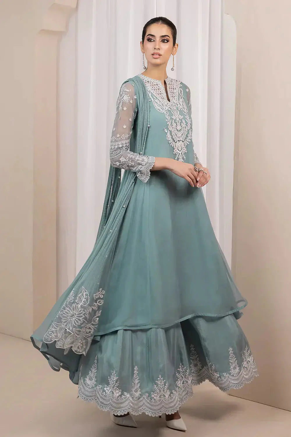 Baroque | Formals Collection | PR-845 - Pakistani Designer Dress - by Baroque | Type: Formal - 100% Original at Saira Sultan