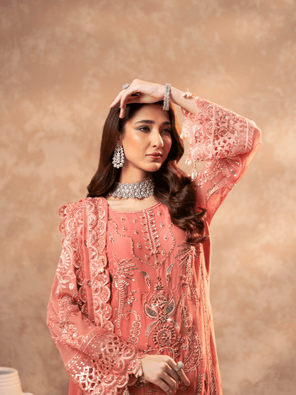 Zebtan | Zeenat Festive Collection | ZN-05 - Pakistani Designer Dress - by Zebtan | Type: Luxury - 100% Original at Saira Sultan