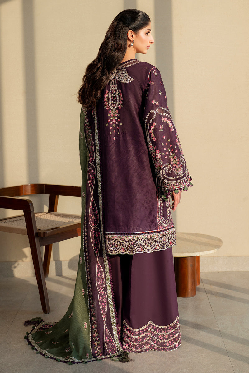 Jazmin | Shahkaar Luxury Lawn 25 | SL25-D6 S Burgundy Lawn