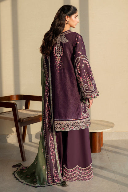 Jazmin | Shahkaar Luxury Lawn 25 | SL25-D6 S Burgundy Lawn