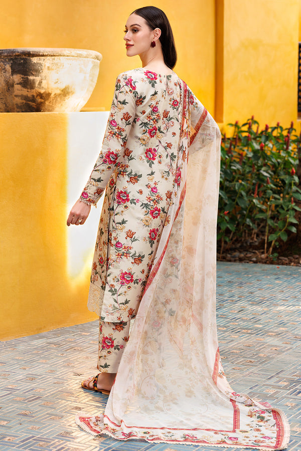 Farasha | Printed Essentials | Ivory Dusk S Ivory Lawn