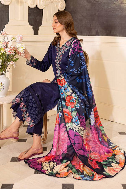 Farasha | Seraya Lawn 24 | INDIGO - Pakistani Designer Dress - by Farasha | Type: Luxury - 100% Original at Saira Sultan