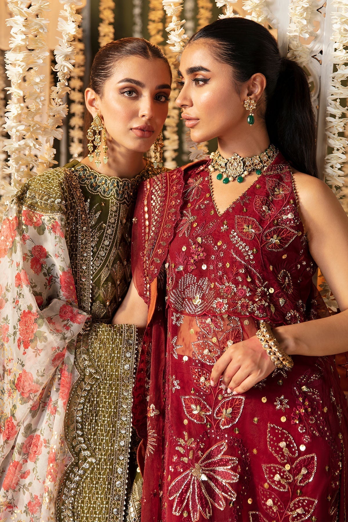 Nureh | Jhoomro Wedding Formals | NL-53 - MAHRO - Pakistani Designer Dress - by Nureh | Type: Bridal - 100% Original at Saira Sultan