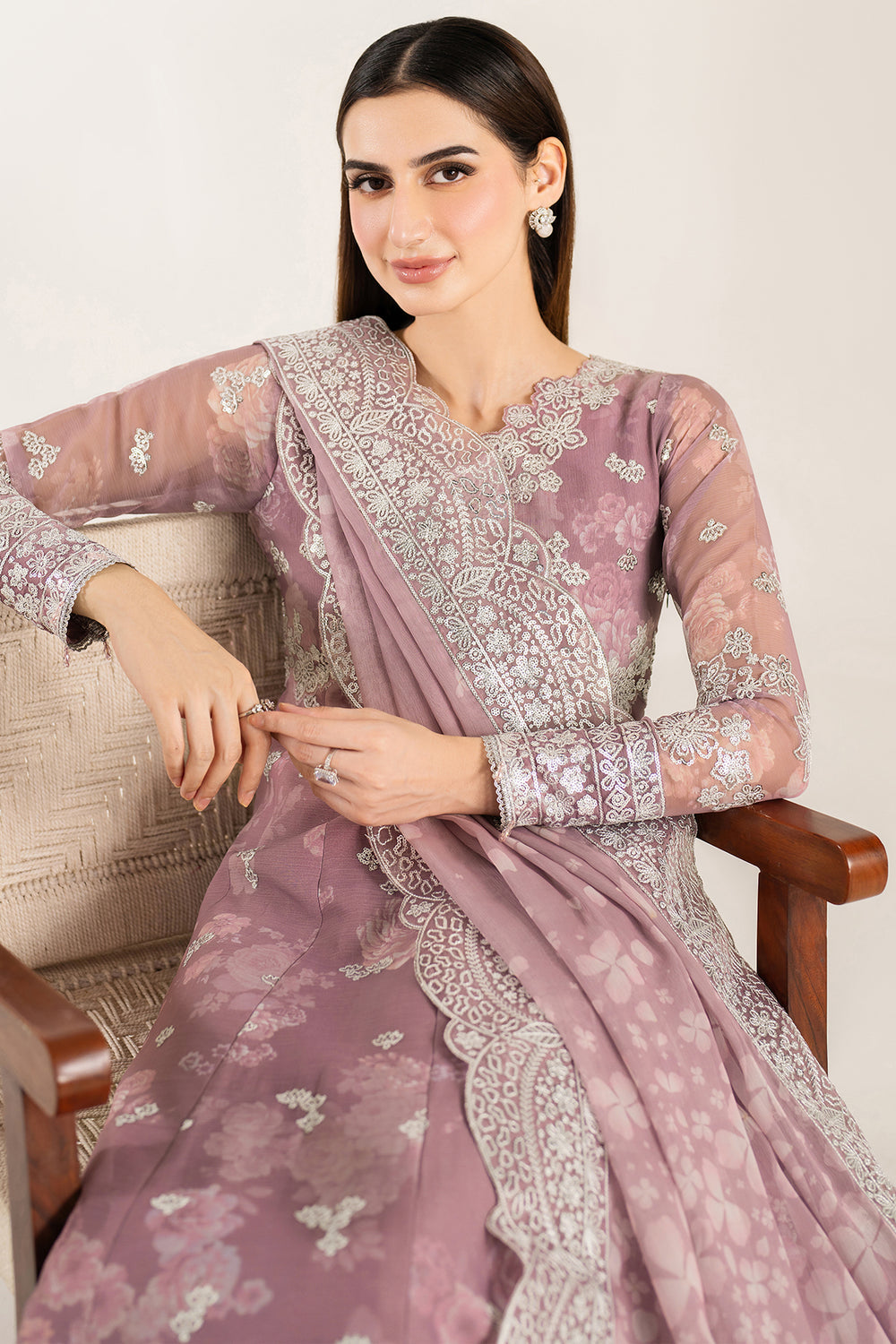 Farasha | Fiorella Formals | Rosy Spark - Pakistani Designer Dress - by Farasha - Type : Ladies Clothes - 100% Original at Saira Sultan