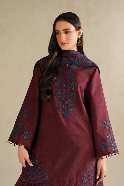 Iznik | Winter Chapter 25 | UE-592 Printed Khaddar by Iznik - Designer Dress - Type : Ladies Clothes - Available at Saira Sultan - 100% Original 