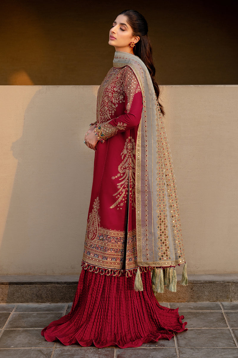 Jazmin | Shahkaar Luxury Lawn 25 | SL25-D5 S Red Lawn