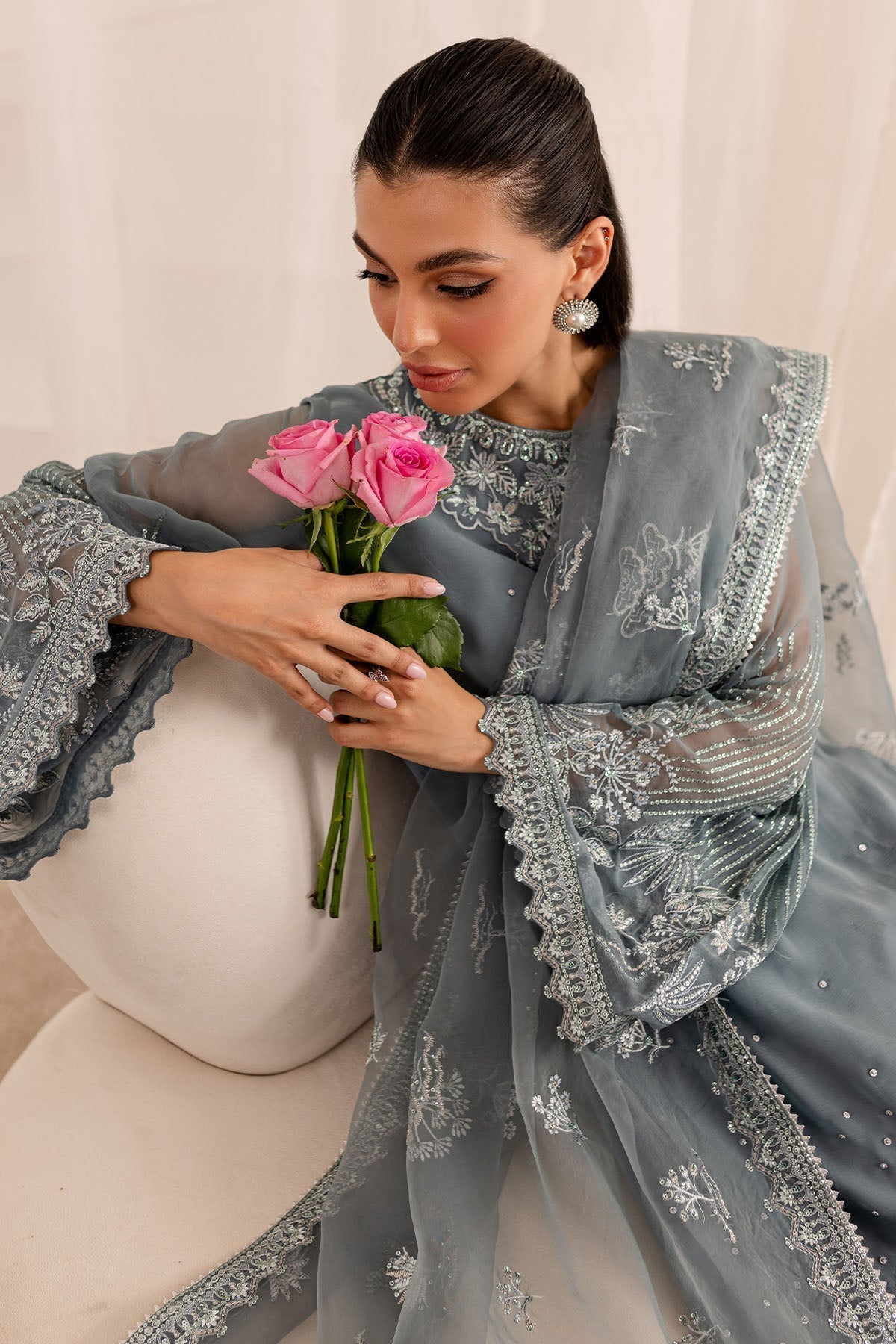 Nureh | Fancy Formals | NP-521 - Pakistani Designer Dress - by Nureh | Type: Formal - 100% Original at Saira Sultan