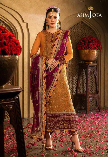 Asim Jofa | Velvet Festive 23 | AJVF-07 - Pakistani Designer Dress - by Asim Jofa | Type: Formal - 100% Original at Saira Sultan