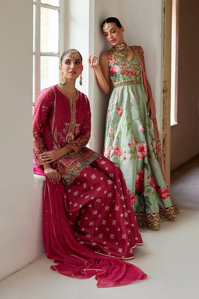 Mina Hassan | Formal Dholki Collection | Abeeha - Pakistani Designer Dress - by Mina Hassan | Type: Ladies Clothes - 100% Original at Saira Sultan