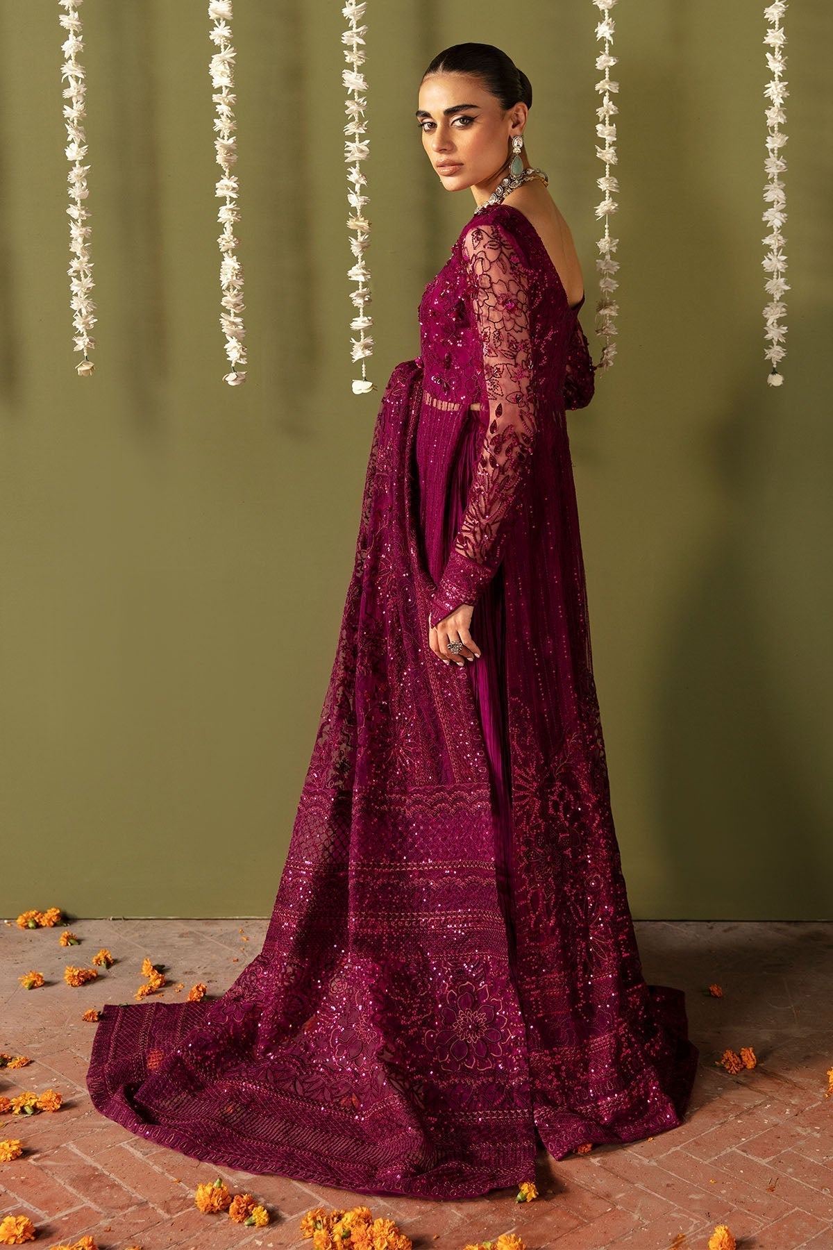 Nureh | Jhoomro Wedding Formals | NL-56 - ANARI - Pakistani Designer Dress - by Nureh | Type: Bridal - 100% Original at Saira Sultan