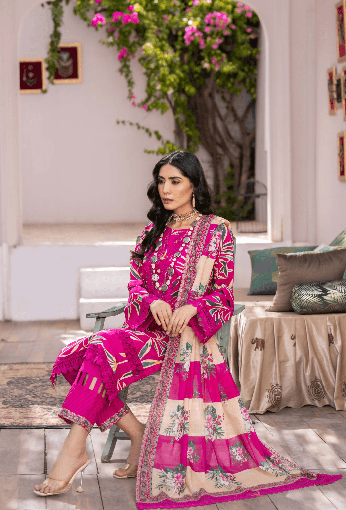Humdum | Rang e Noor SS 24 | D02 - Pakistani Designer Dress - by HumDum | Type: Casuals - 100% Original at Saira Sultan