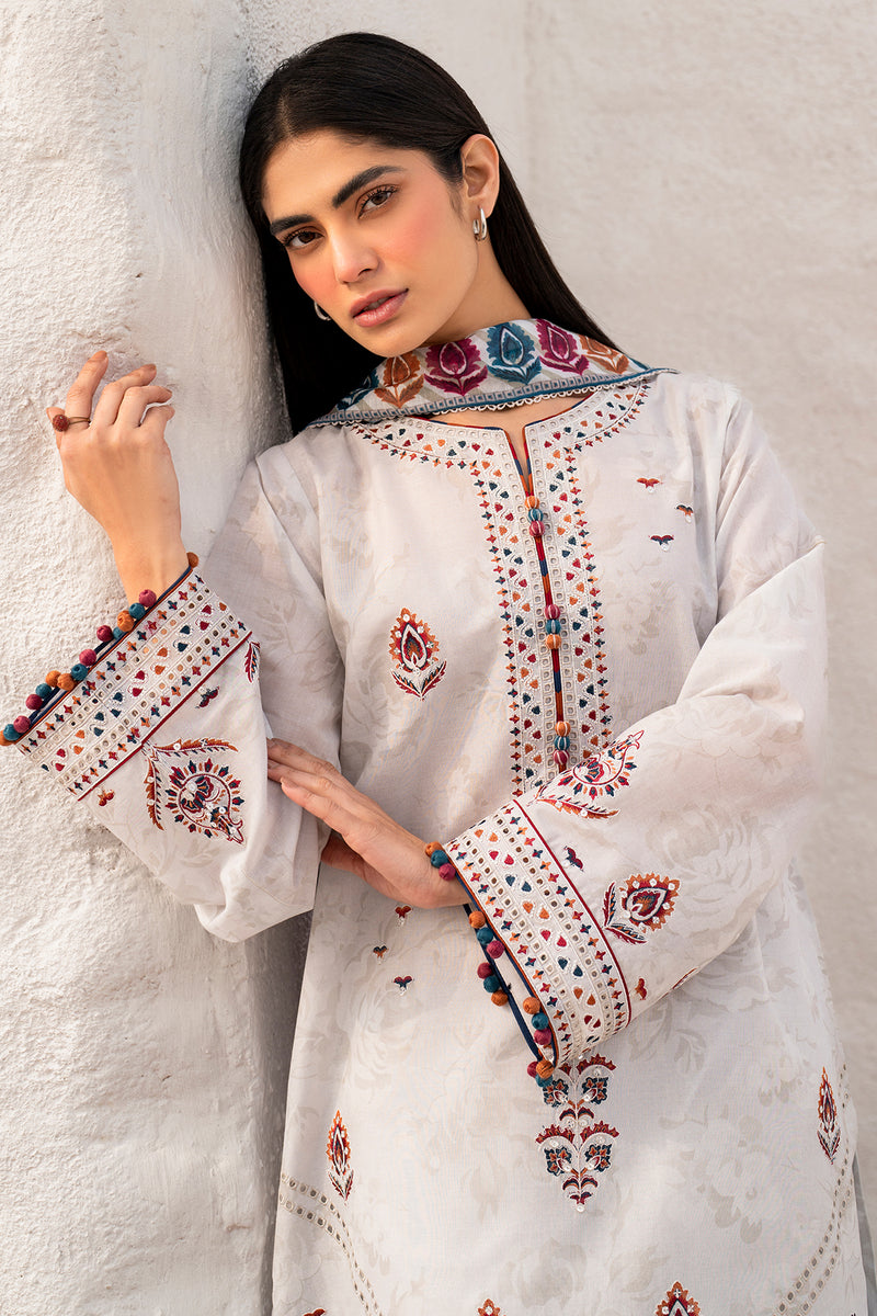 Jazmin | Summer Lawn 25 | USE-9126 M Off White Lawn