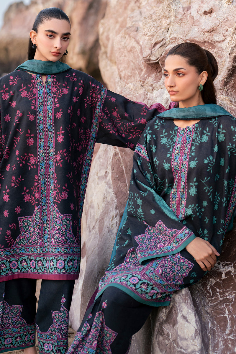 Jazmin | Summer Lawn 25 | USE-9163 L Black Lawn