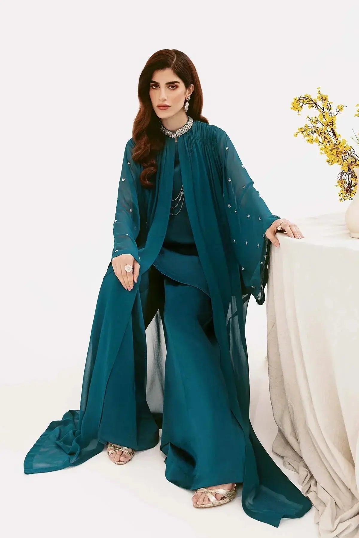 Mina Kashif | Ala Mode Luxury Formals 23 |Elisa - Pakistani Designer Dress - by Mina Kashif | Type: Luxury - 100% Original at Saira Sultan