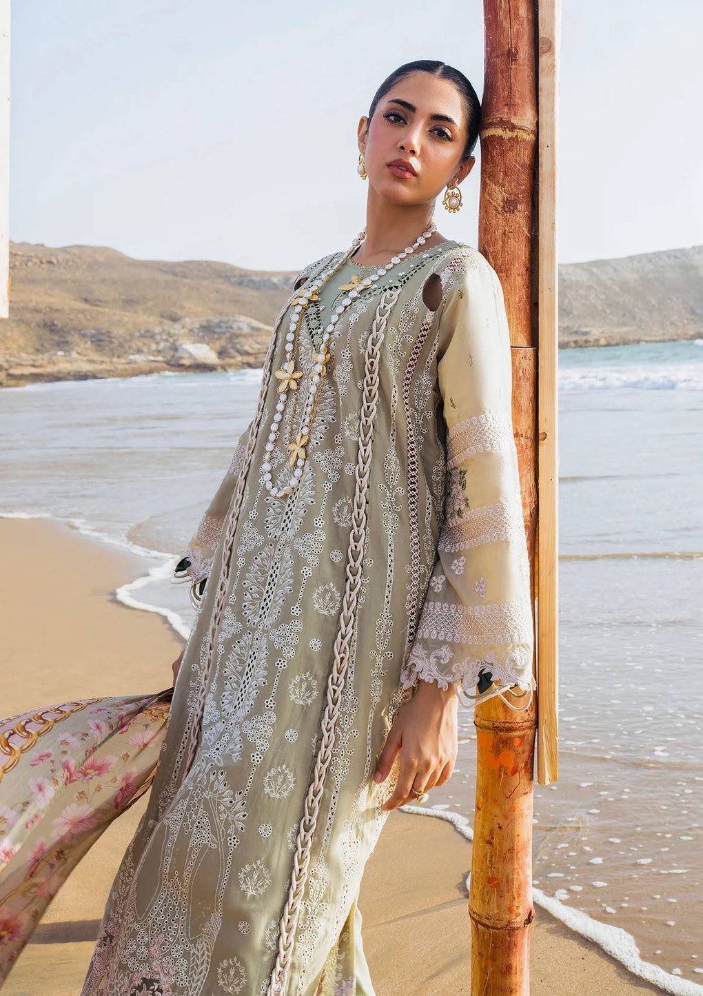Elaf Premium | Hai Kuch Festive Lawn 24 | EHK-08 Pur Shokh - Pakistani Designer Dress - by Elaf Premium | Type: Luxury - 100% Original at Saira Sultan