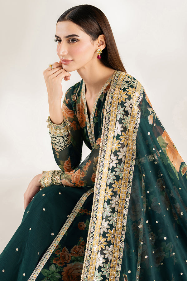 Farasha | Fiorella Formals | Teal Passion - Pakistani Designer Dress - by Farasha - Type : Ladies Clothes - 100% Original at Saira Sultan