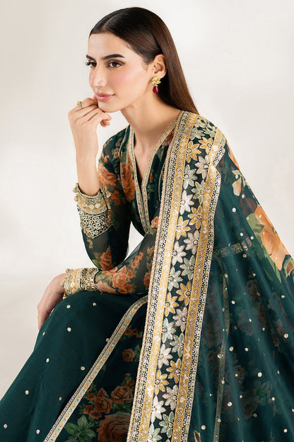 Farasha | Fiorella Formals | Teal Passion - Pakistani Designer Dress - by Farasha - Type : Ladies Clothes - 100% Original at Saira Sultan