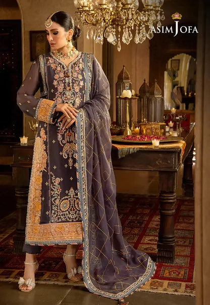 Asim Jofa | Velvet Festive 23 | AJVF-04 - Pakistani Designer Dress - by Asim Jofa | Type: Formal - 100% Original at Saira Sultan