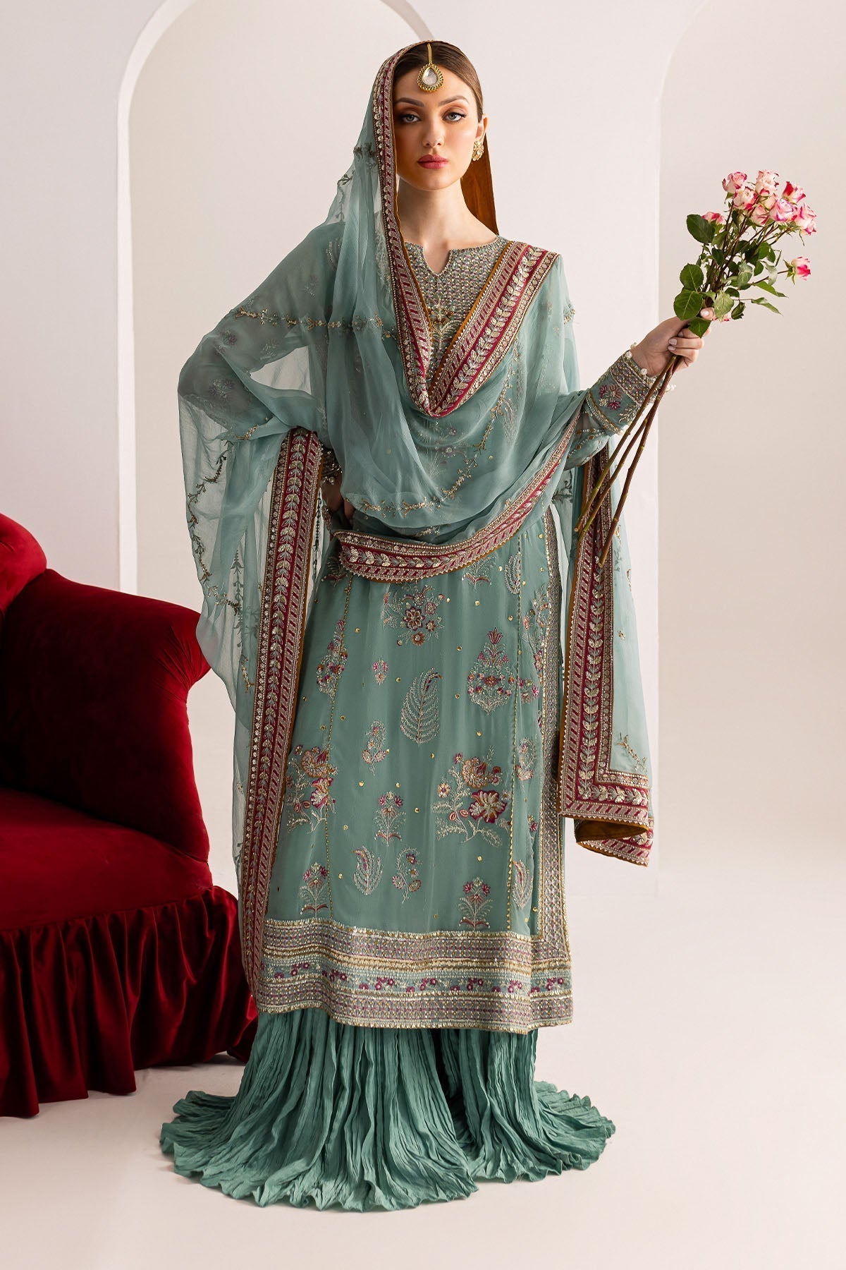 Nureh | Fancy Formals | NP-512 - Pakistani Designer Dress - by Nureh | Type: Formal - 100% Original at Saira Sultan