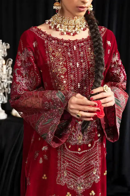 Nureh | Maya Velvet 23 | Elisa - Pakistani Designer Dress - by Nureh | Type: Formal - 100% Original at Saira Sultan