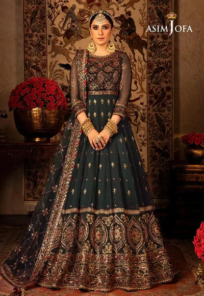 Asim Jofa | Velvet Festive 23 | AJVF-11 - Pakistani Designer Dress - by Asim Jofa | Type: Formal - 100% Original at Saira Sultan