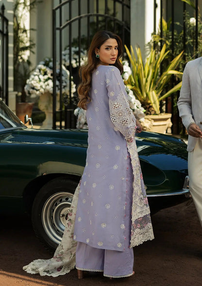 Kahf Premium | Luxury Lawn 25 | KLR-01 Maeve S Denim Blue Lawn