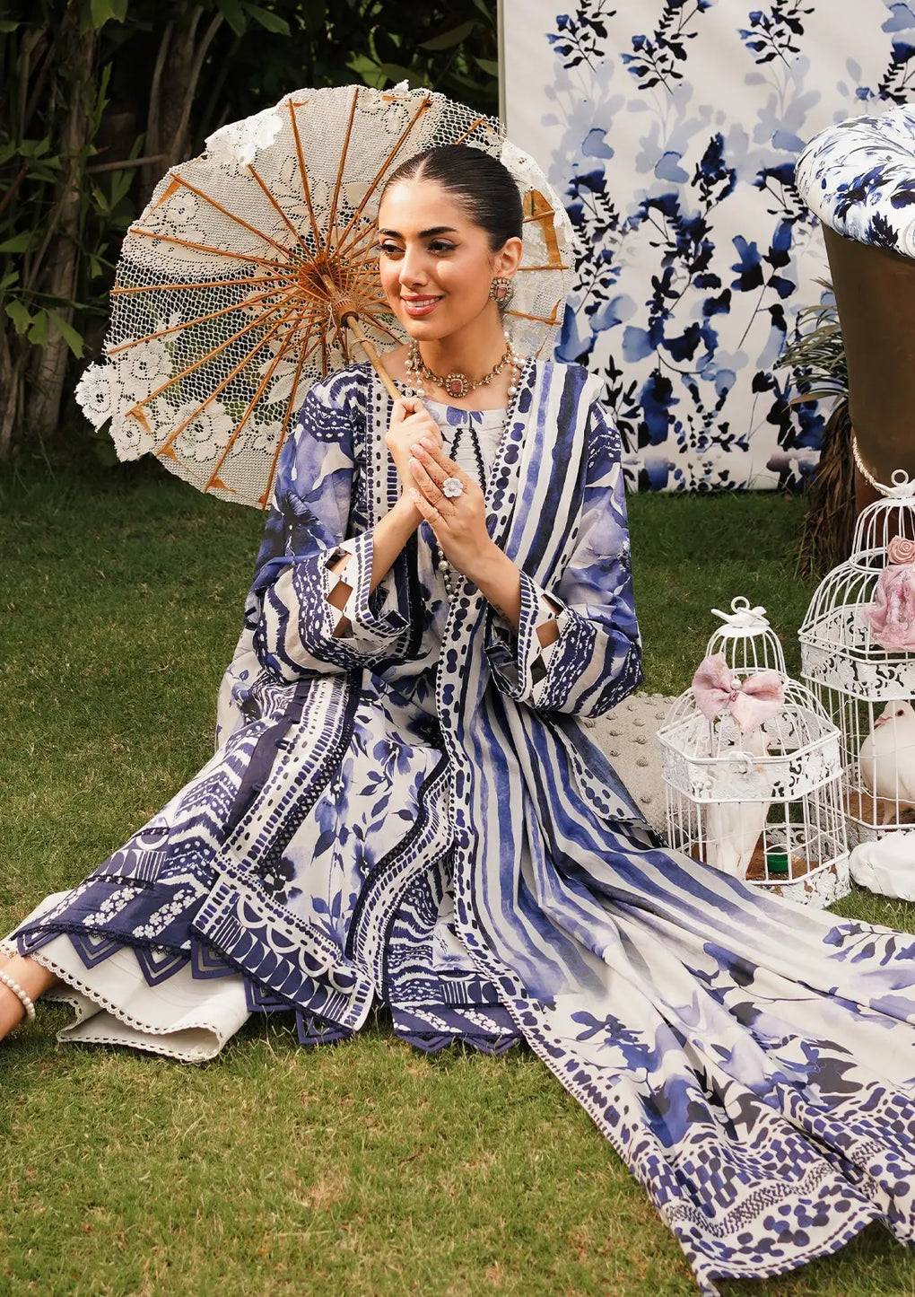 Elaf Premium | Printed Collection 24 | EEP-07A - Shadow Sisters - Pakistani Designer Dress - by Elaf Premium | Type: Casuals - 100% Original at Saira Sultan