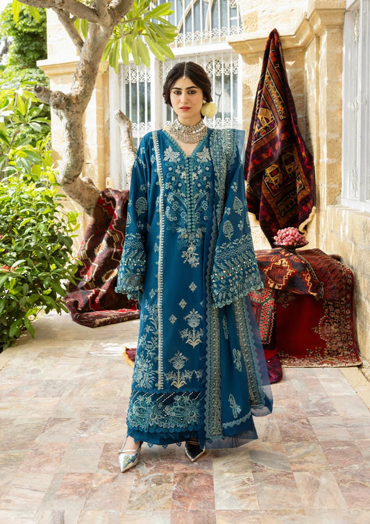 Kahf Premium | Kahf Karandi 25 |KKH-05 CYARA - Pakistani Designer Dress - by Kahf Premium - Type : Ladies Clothes - 100% Original at Saira Sultan