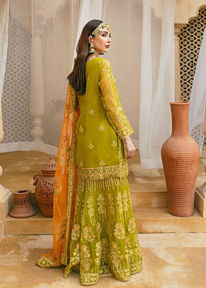 Daud Abbas | Formals Collection | Henna - Pakistani Designer Dress - by Daud Abbas | Type: Formal - 100% Original at Saira Sultan