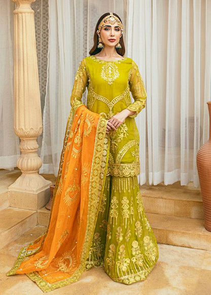 Daud Abbas | Formals Collection | Henna - Pakistani Designer Dress - by Daud Abbas | Type: Formal - 100% Original at Saira Sultan