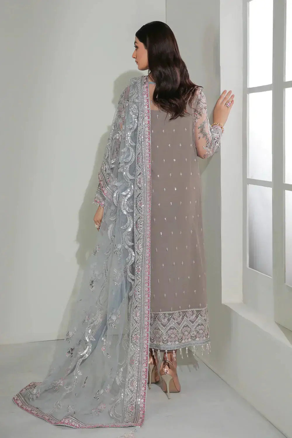 Baroque | Formals Collection | UF-184 - Pakistani Designer Dress - by Baroque | Type: Formal - 100% Original at Saira Sultan