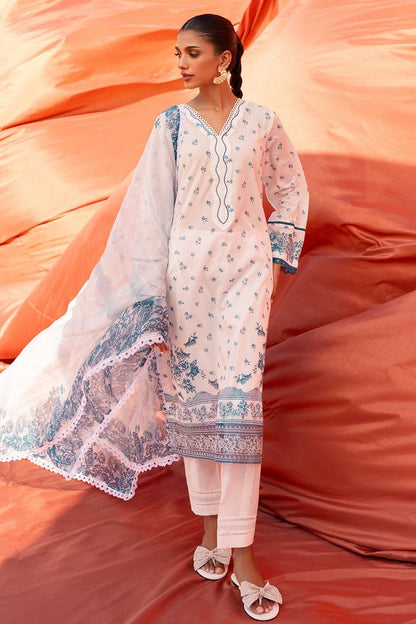 Cross Stitch | Eid Lawn 24 | FLORET - Pakistani Designer Dress - by Cross Stitch | Type: Luxury - 100% Original at Saira Sultan